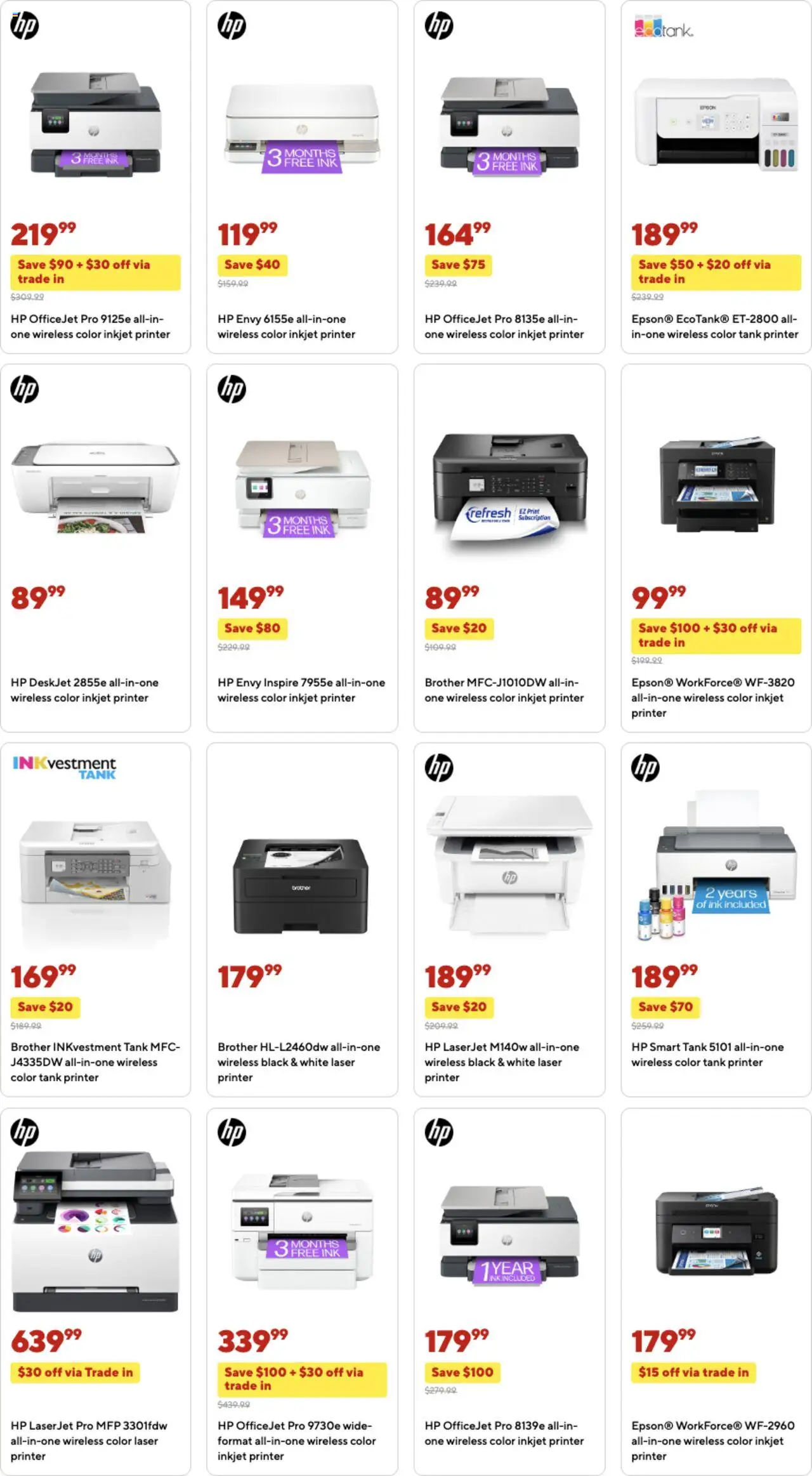 Staples Weekly Ad - valid from 24.08.2025 | Page: 5 | Products: Ink, Printer