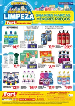Fort Atacadista - Ofertas Perfumaria e Limpeza - Pré-Visualização do folheto da loja Fort Atacadista, válido de 21.11.2025
