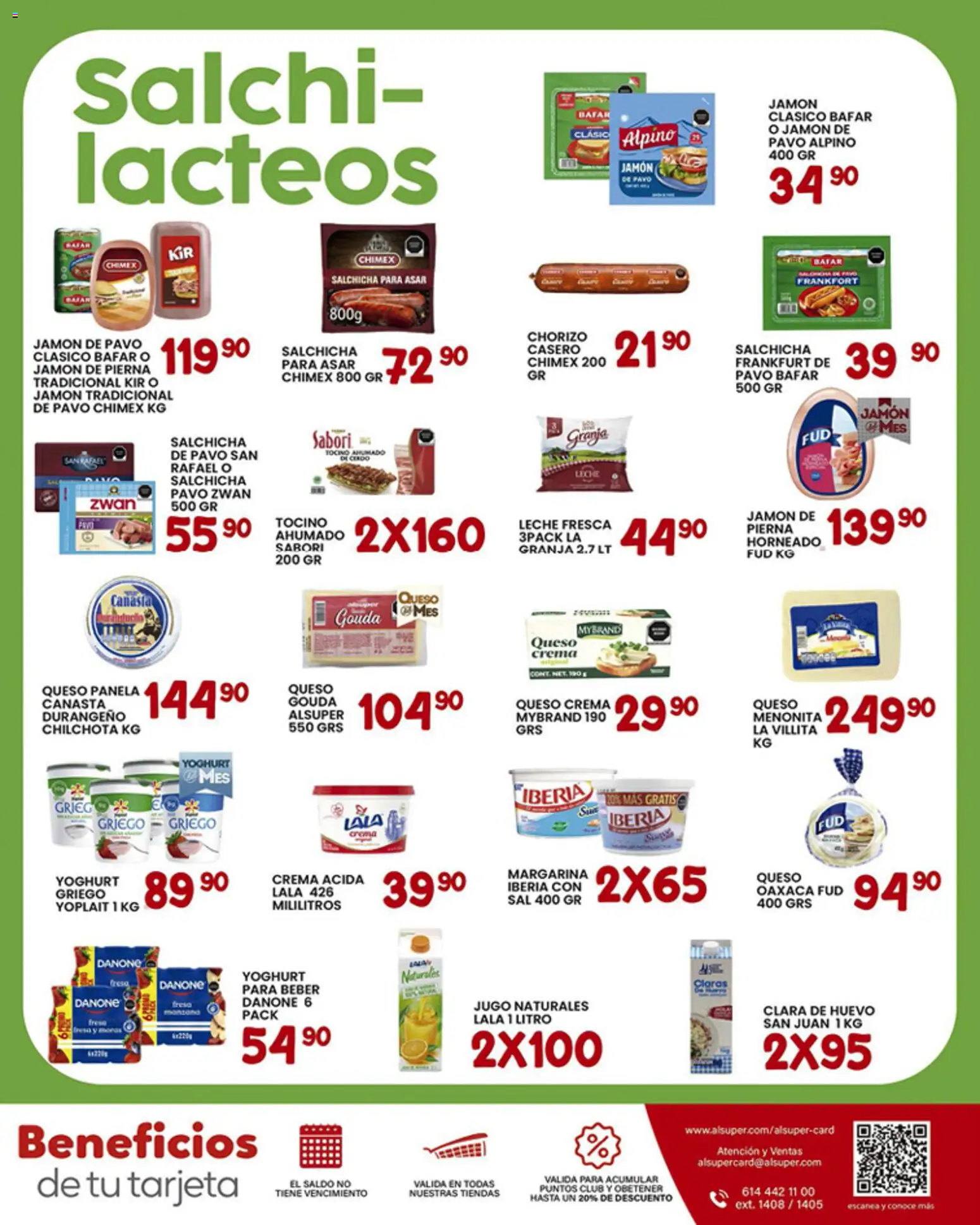 Nuevas ofertas de Alsuper válidas en toda la República Mexicana desde el 30.01.2026. ¡Encuentra las mejores ofertas en Alsuper folleto Durango! | Página: 7 | Productos: Tocino, Sal, Cerdo, Chorizo