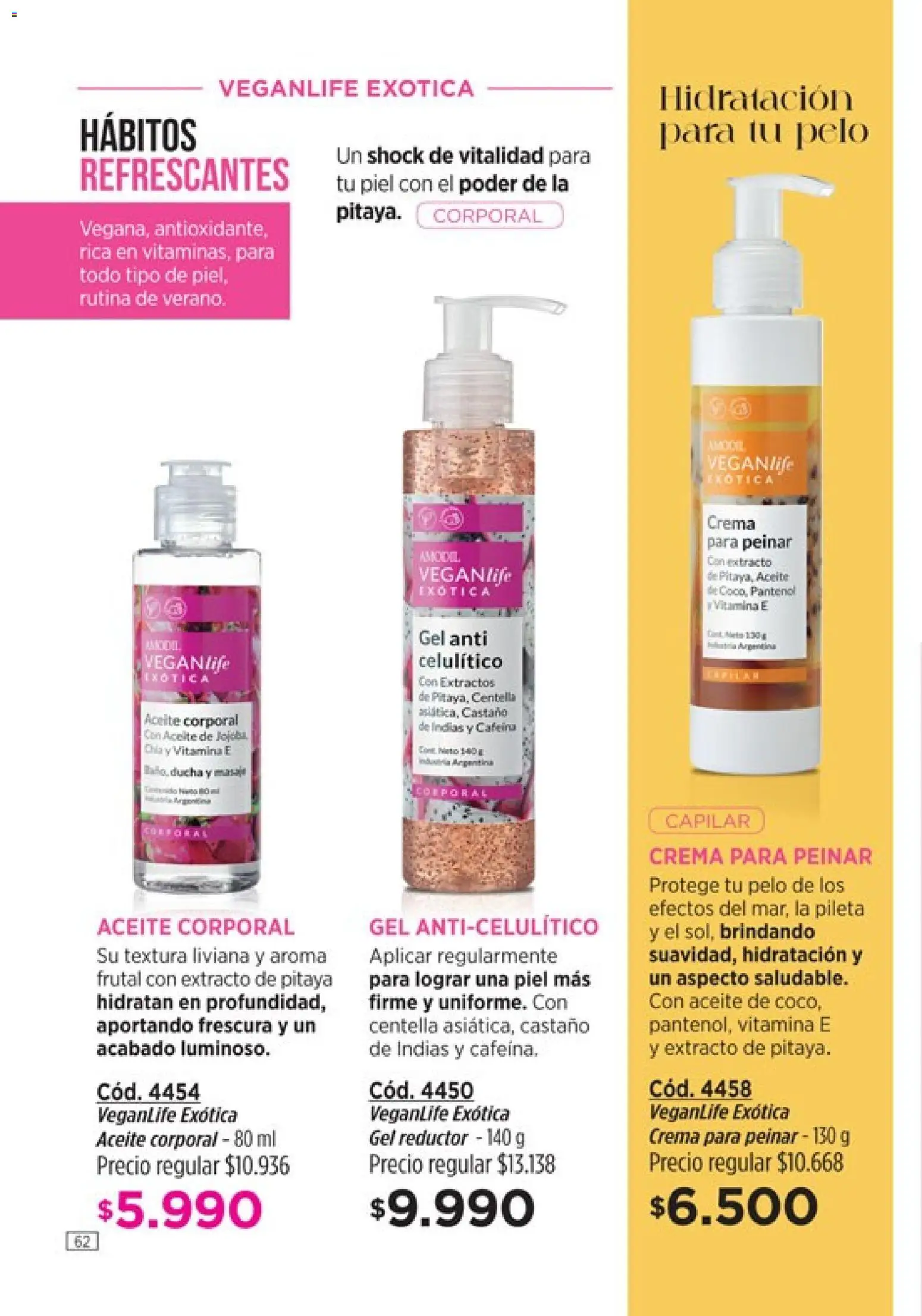 Catálogo Amodil Campaña 3 │ válido desde el 01.03.2026 | Página: 62 | Productos: Ducha, Aceite, Pileta, Crema