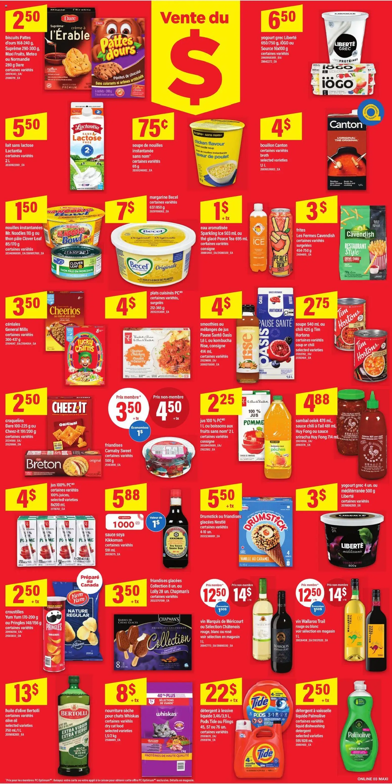 Maxi flyer valid from 08.01.2026 | Page: 7 | Products: Tea, Noodles, PC, Butter