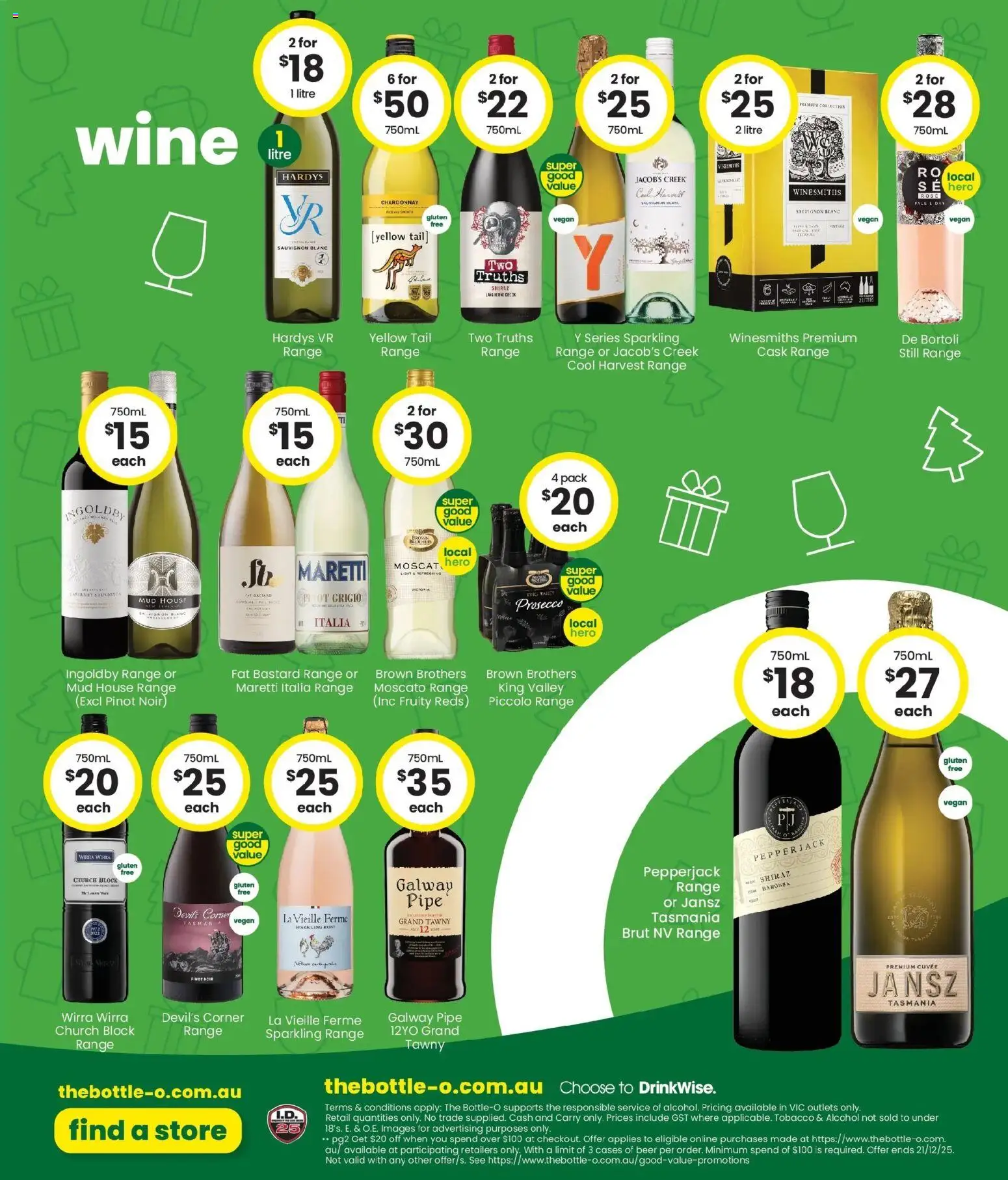 The Bottle-O catalogue - valid from 08.12.2025 | Page: 8 | Products: Wine, Beer