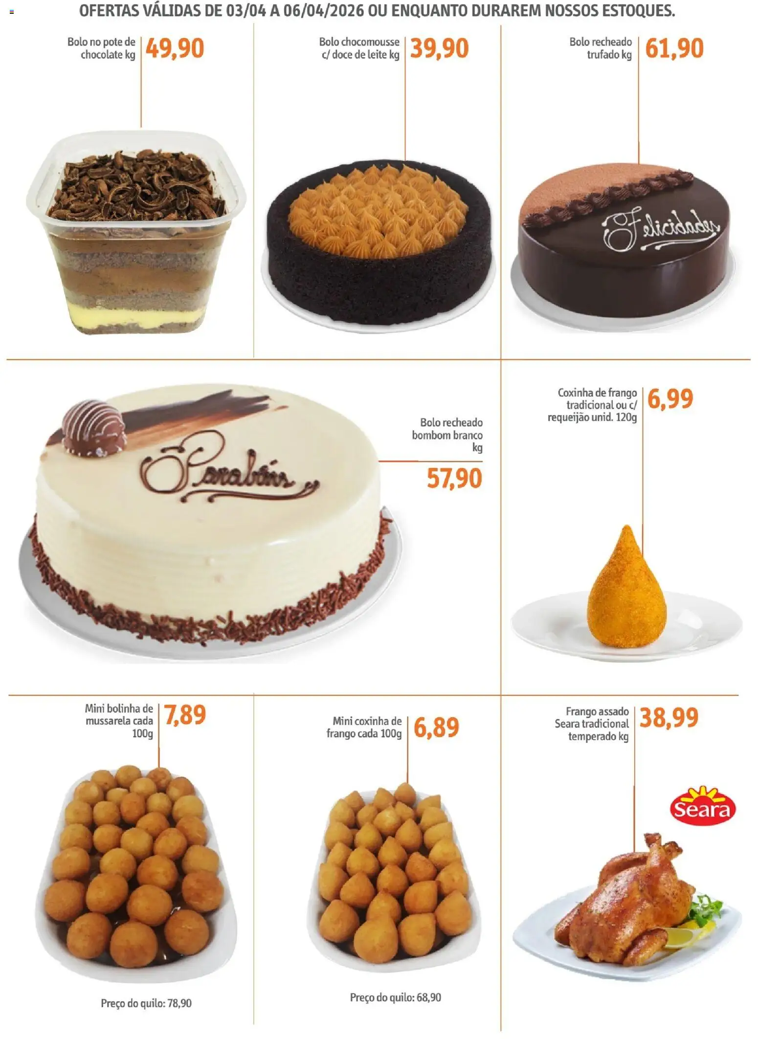 Sonda Folheto - válido de 03.04.2026 | Página: 5 | Produtos: Chocolate, Bombom, Requeijão, Mussarela