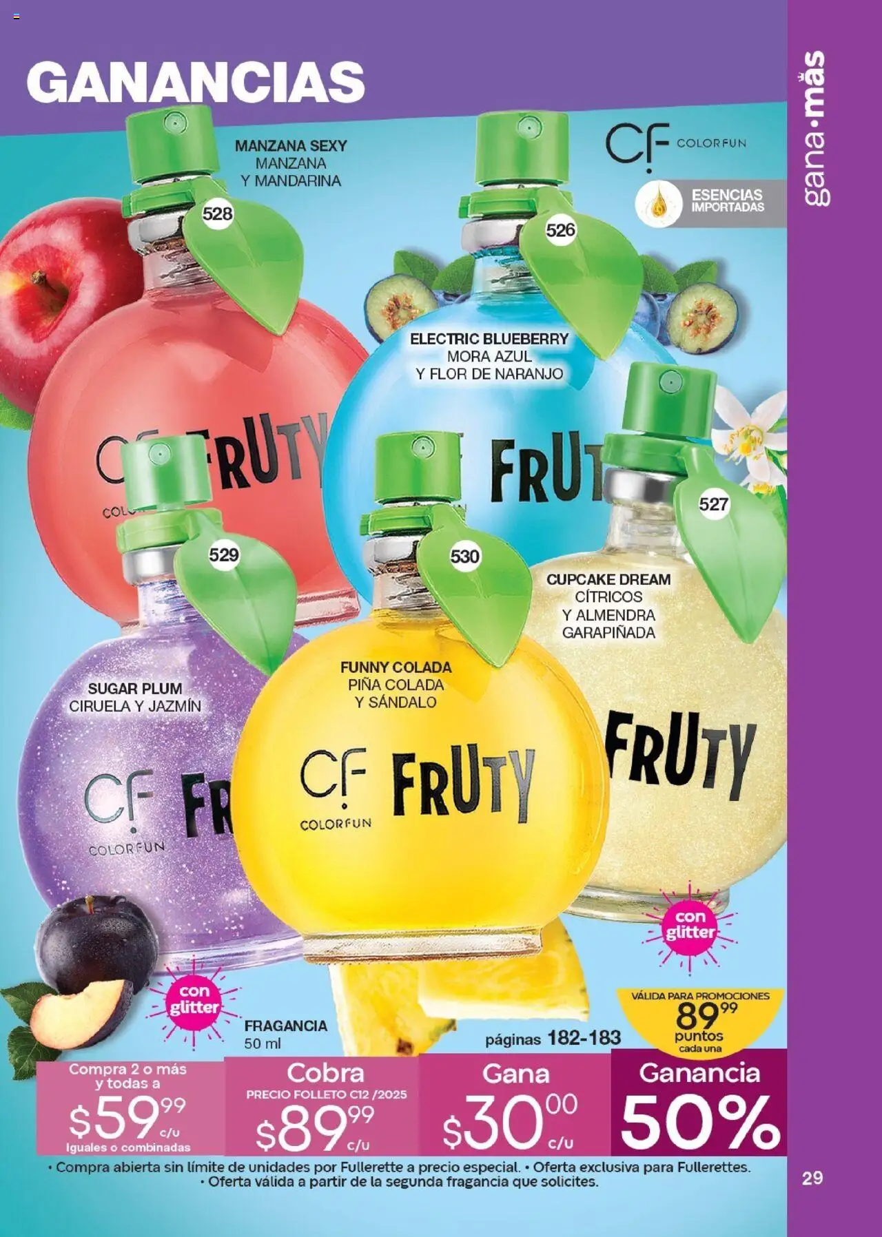Nuevas ofertas de Fuller válidas en toda la República Mexicana desde el 17.09.2025. ¡Encuentra las mejores ofertas en Fuller - Revista Gana Más C12! | Página: 29 | Productos: Manzana, Almendra, Esencias, Fragancia
