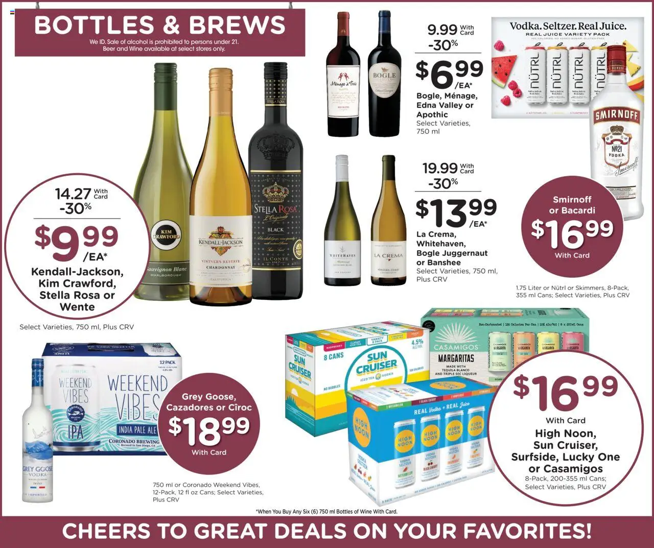 Ralphs Weekly Ad - CA - valid from 01.10.2025 | Page: 13 | Products: Juice, Wine, Tea, Watermelon