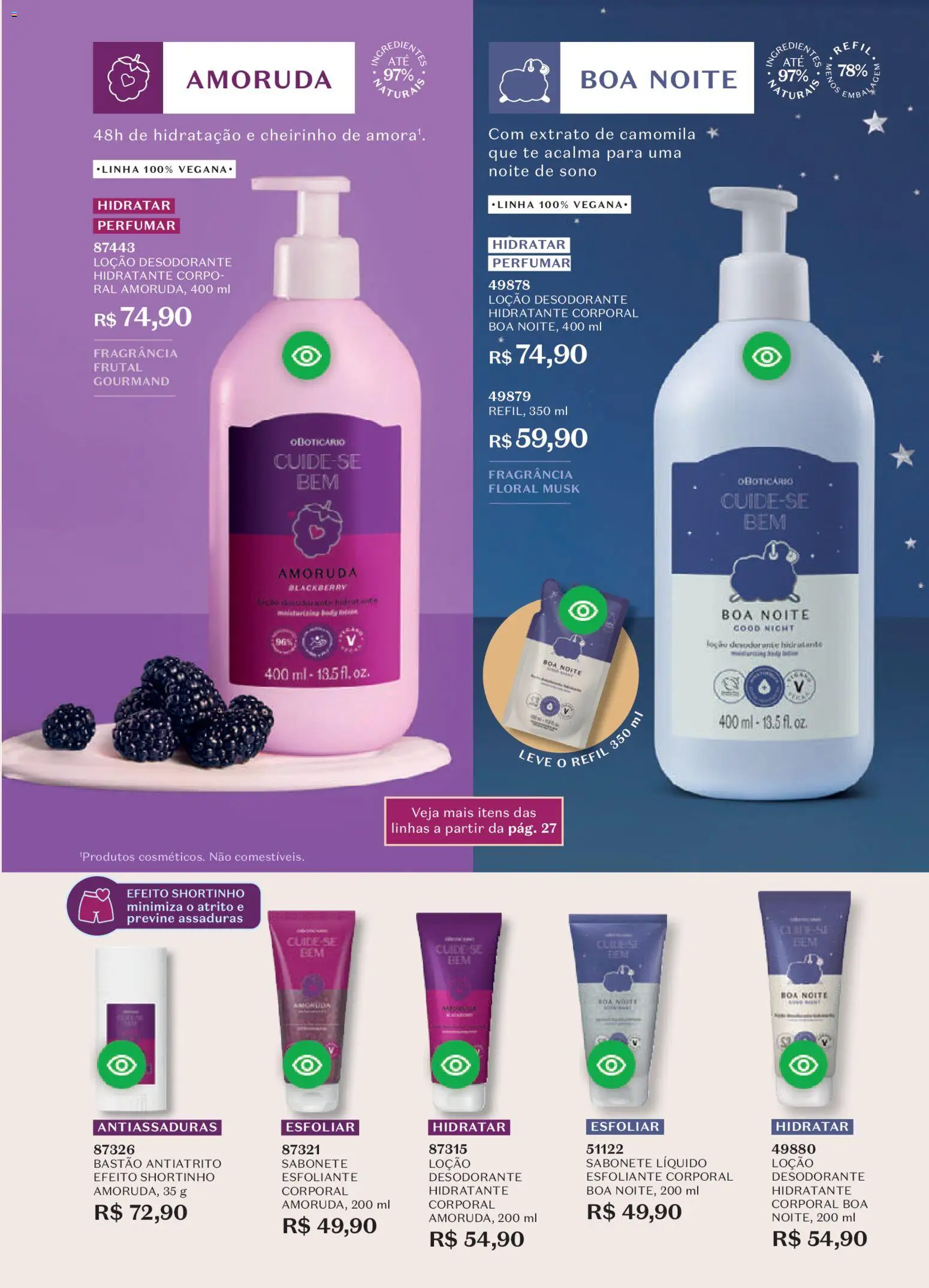 O Boticário Folheto - válido de 23.03.2026 | Página: 37 | Produtos: Fragrância, Hidratante corporal, Sabonete, Sabonete líquido