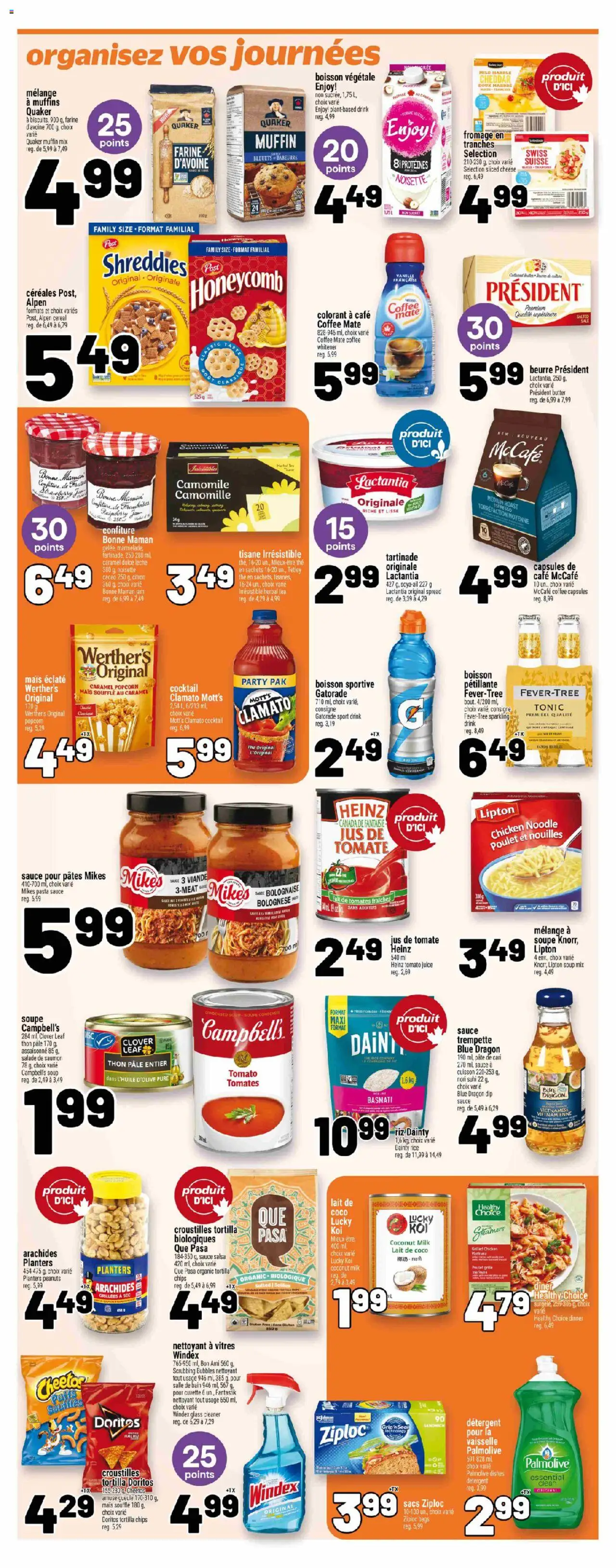 Metro flyer valid from 02.10.2025 | Page: 19 | Products: Rice, Pasta, Chips, Cheese