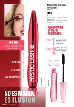 Vista previa de Ilusión catálogo Primavera, nuevo folleto de la tienda, válido en México a partir del 01.03.2026 | Página: 252 | Productos: Máscara, Agua, Máscara de pestañas, Agua micelar