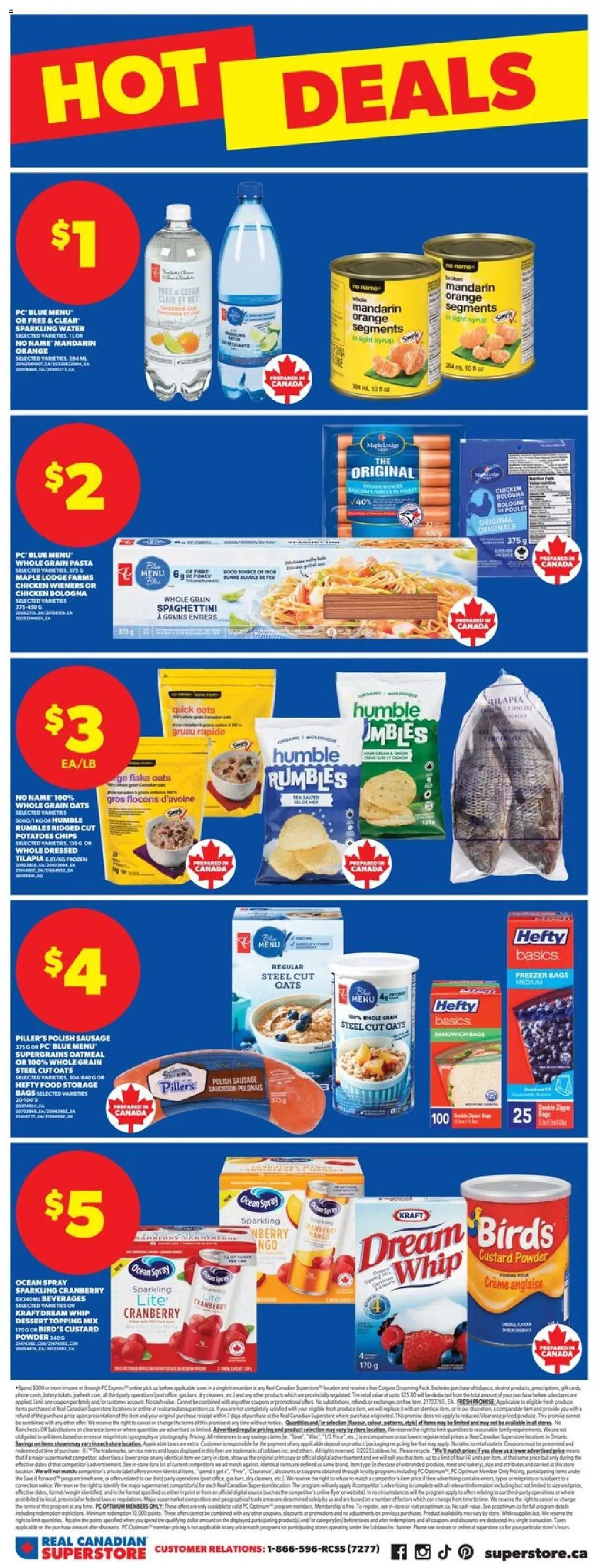 Real Canadian Superstore flyer valid from 02.10.2025 | Page: 13 | Products: Pasta, Freezer, Iron, Chicken