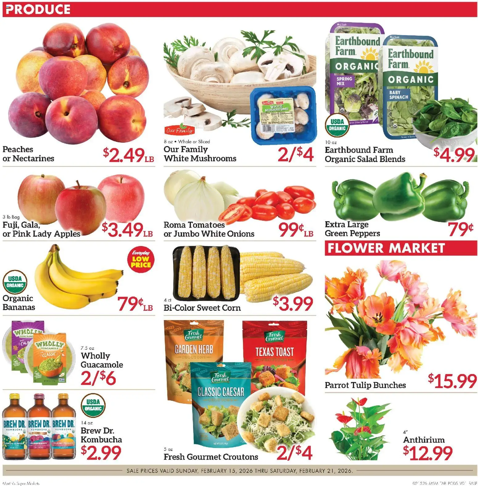 Martin’s - Next Ad - IN - valid from 15.02.2026 | Page: 5 | Products: Ginger, Spinach, Apples, Bag