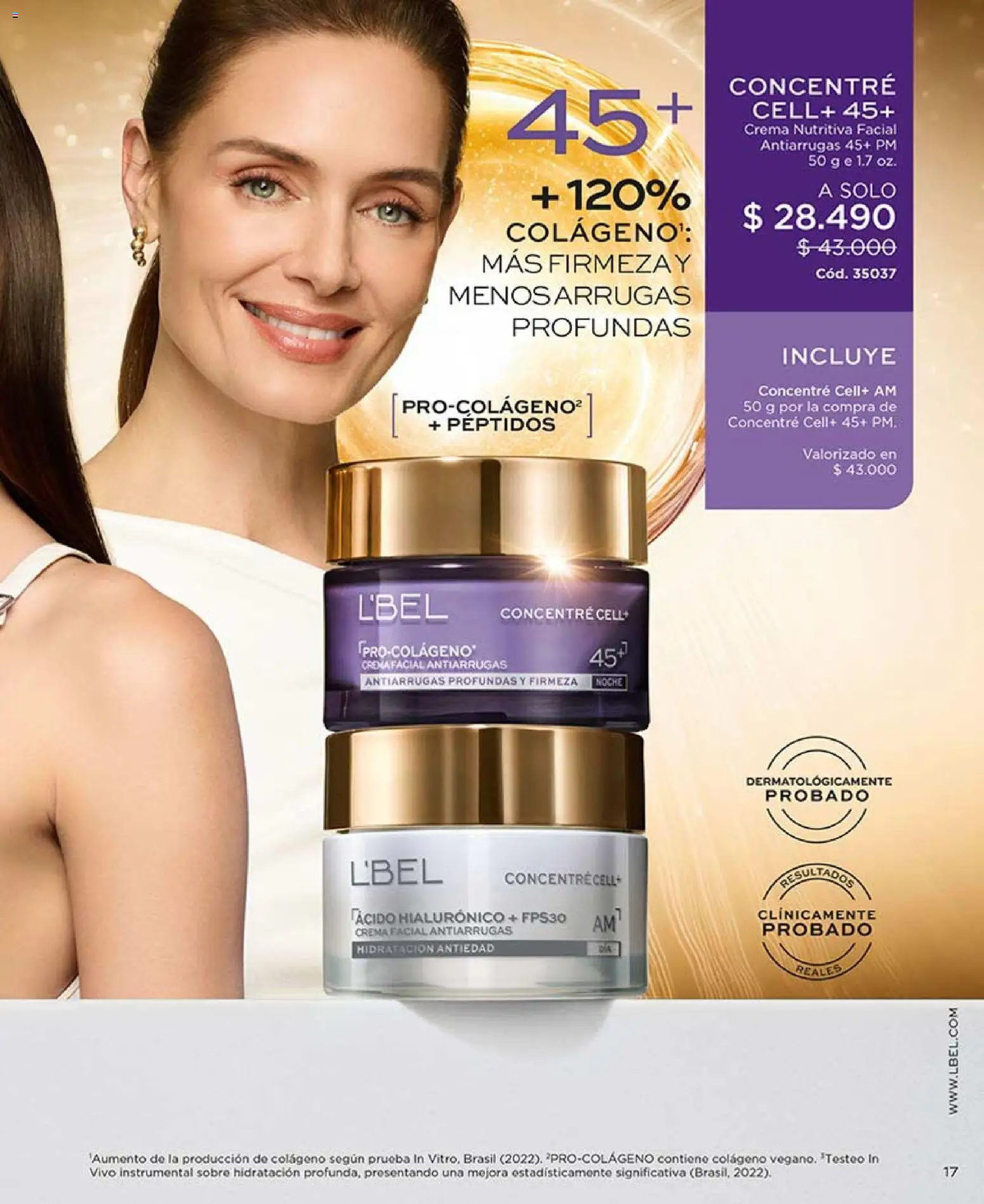 Catálogo L'Bel Campaña 5 │ válido desde el 01.03.2026 | Página: 17 | Productos: Sobre, Crema