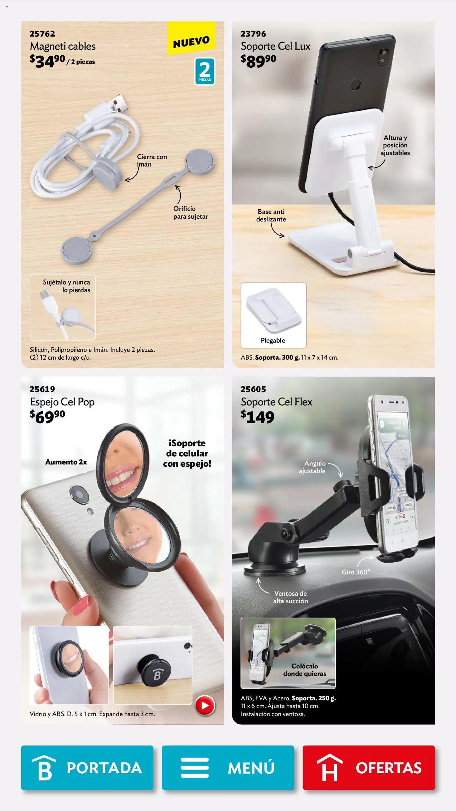 Nuevas ofertas de Betterware válidas en toda la República Mexicana desde el 02.03.2026. ¡Encuentra las mejores ofertas en Betterware campaña 3 2026! | Página: 29 | Productos: Imán, Espejo