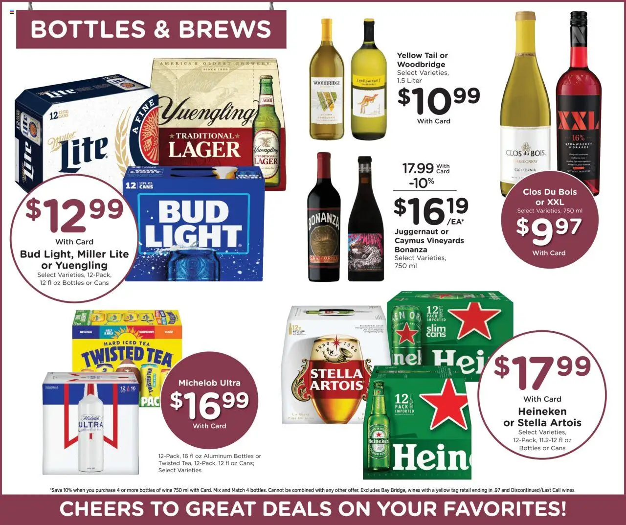 Kroger Weekly Ad - valid from 01.10.2025 | Page: 11 | Products: Wine, Tea, Grapes, Raspberry