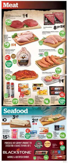 Calgary Co-op flyer valid from 17.07.2025 | Page: 6 | Products: Fish, Beef, Turkey, Chicken