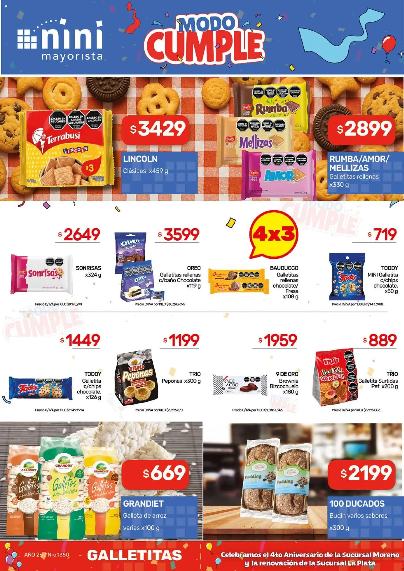 NINI Mayorista - Ofertas │ válido desde el 09.03.2026 | Página: 20 | Productos: Galletitas, Batata, Chocolate, Arroz