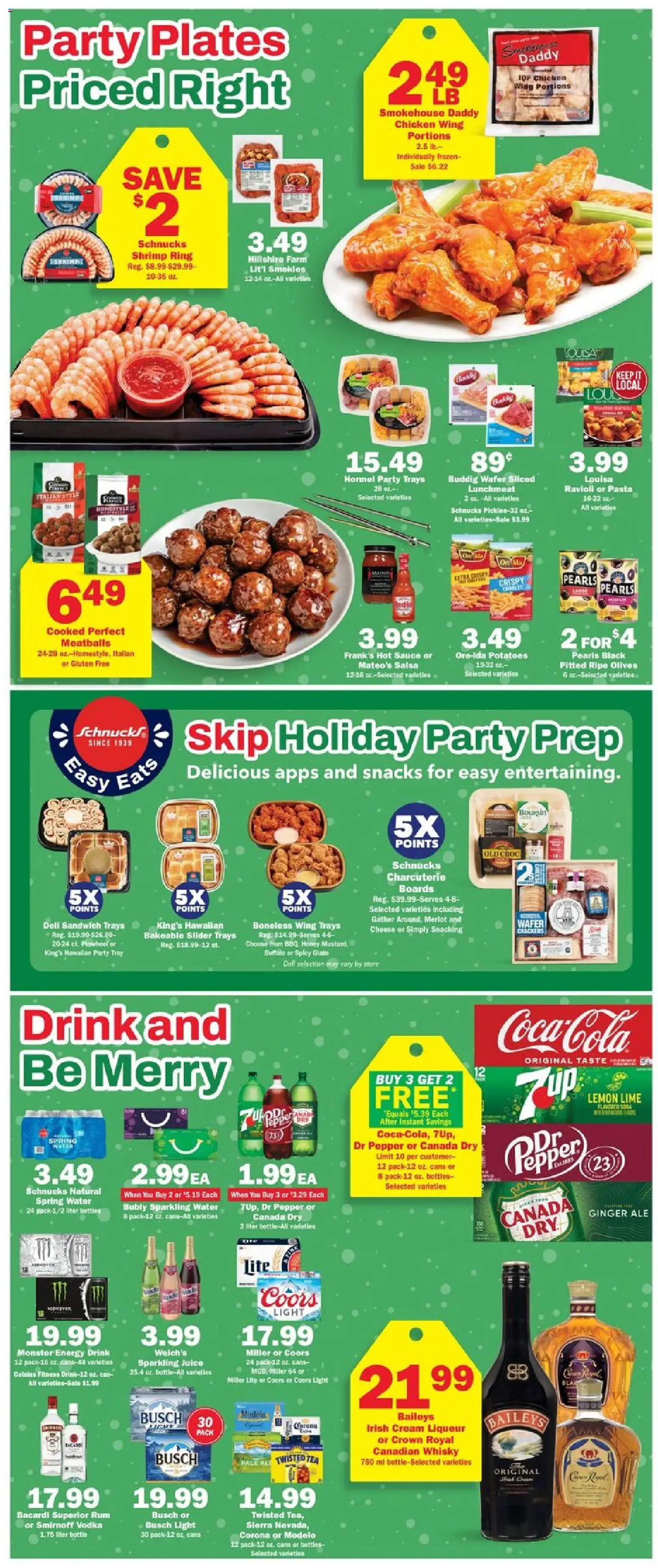 Schnucks Weekly Print Ad - IL - valid from 17.12.2025 | Page: 3 | Products: Ginger, Pasta, Water, Sauce