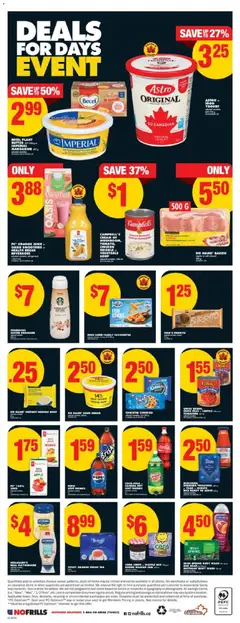 Preview of No Frills flyer - AB from shop No Frills valid from 23.10.2025 | Page: 5 | Products: Fish, Sour cream, Yogurt, Juice
