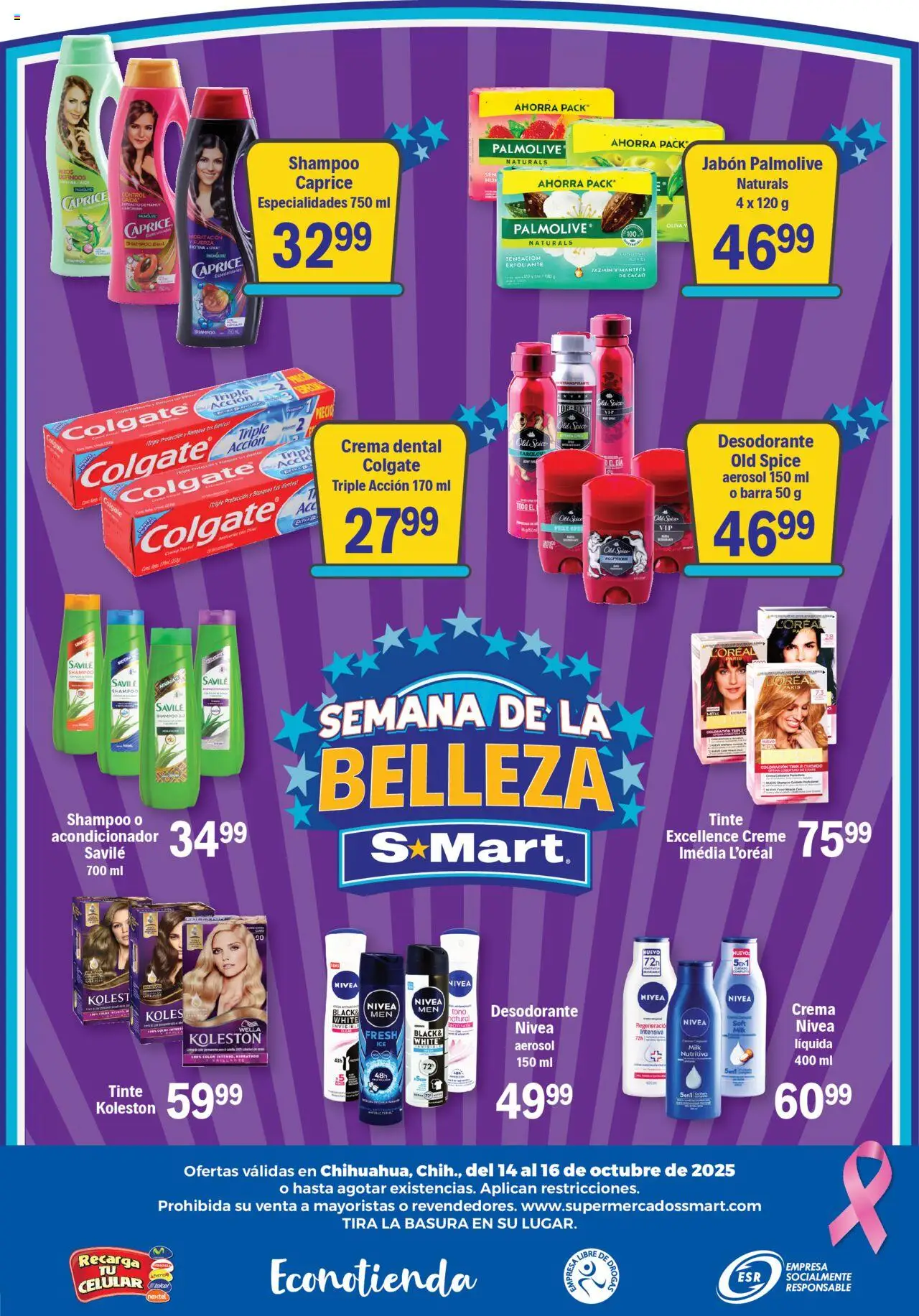Nuevas ofertas de S-Mart válidas en toda la República Mexicana desde el 14.10.2025. ¡Encuentra las mejores ofertas en S-Mart - Folleto! | Página: 6 | Productos: Huevo, Barra, Body, Jabón