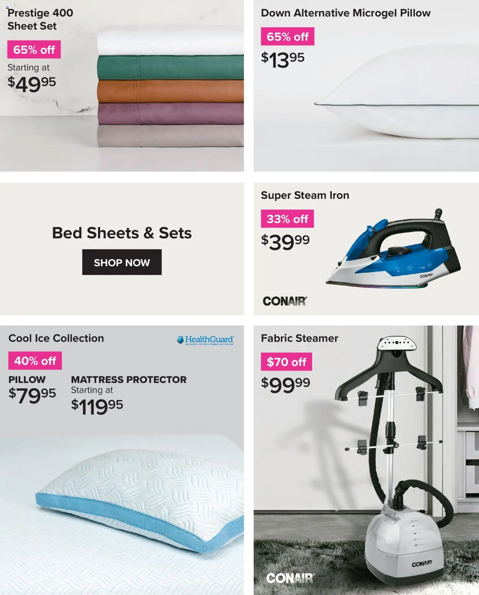 Linen Chest flyer valid from 11.11.2025 | Page: 16 | Products: Iron, Bed, Mattress, Pillow