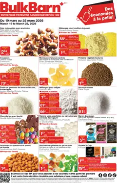 Preview of Bulk Barn weekly flyer / circulaire from shop Bulk Barn valid from 19.03.2026