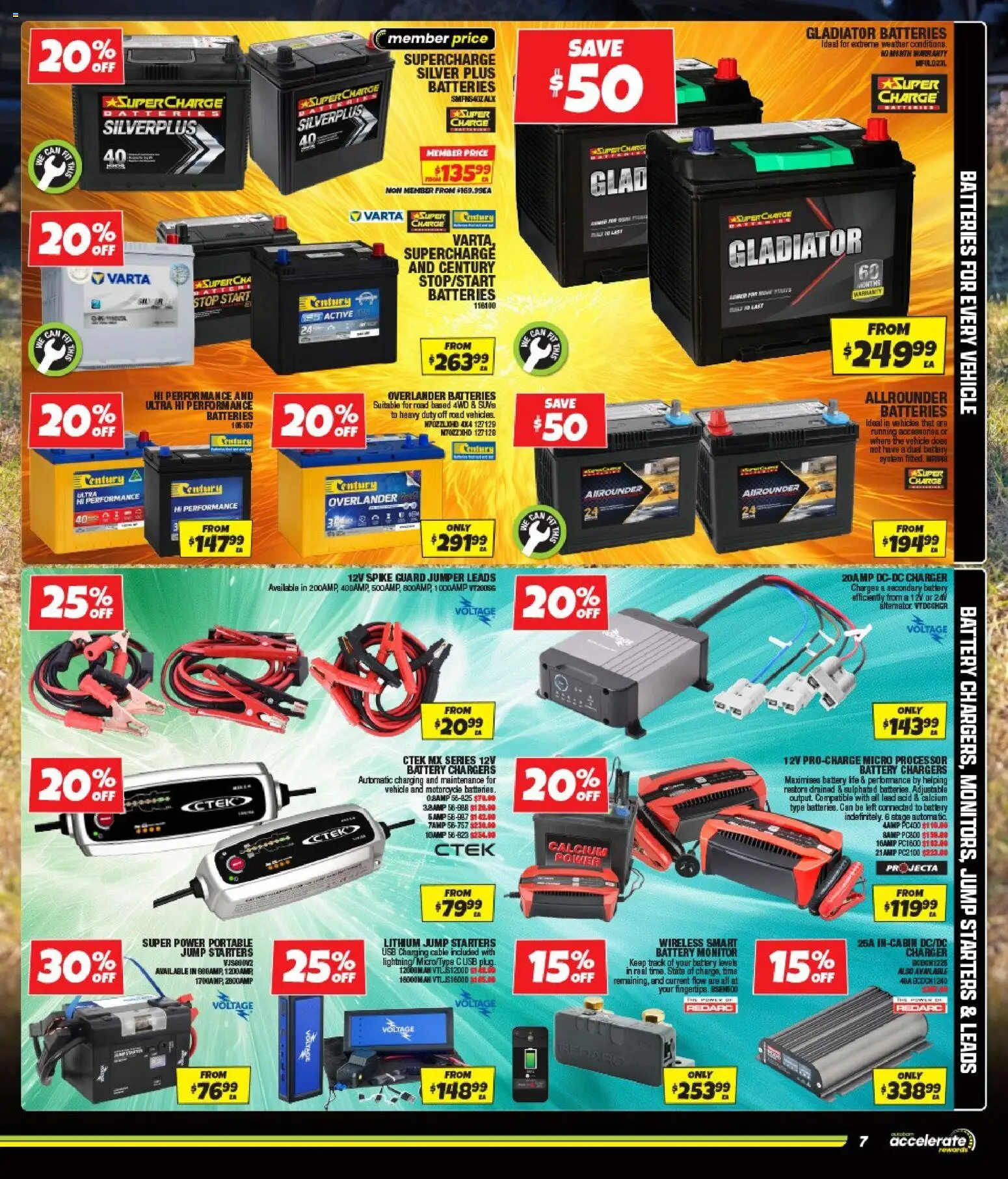 Autobarn catalogue - valid from 25.03.2026 | Page: 7 | Products: Battery, Lamp, Monitor, Cable
