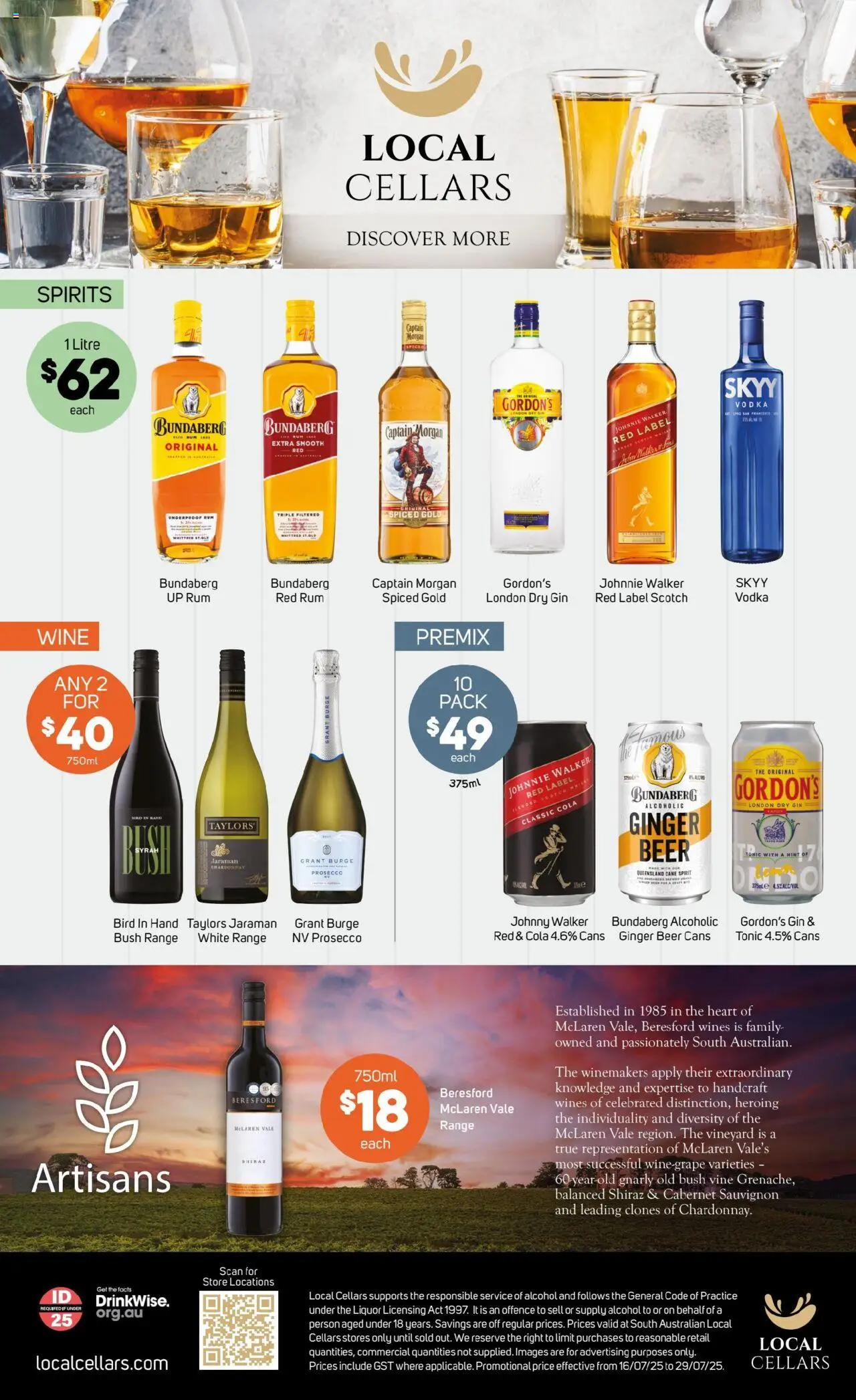 Foodland catalogue - valid from 16.07.2025 | Page: 33 | Products: Wine, Beer, Vodka, Scotch