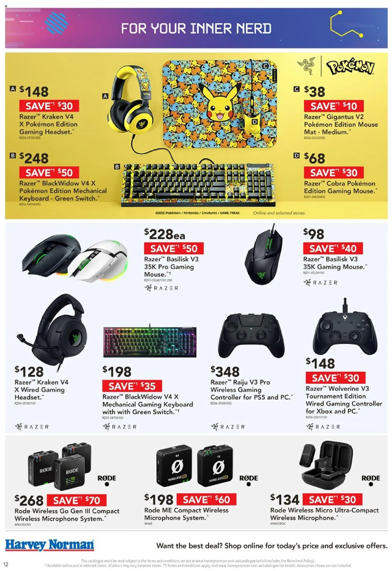 Harvey Norman catalogue - valid from 19.02.2026 | Page: 12 | Products: Accessories, Controller, Mouse, Keyboard