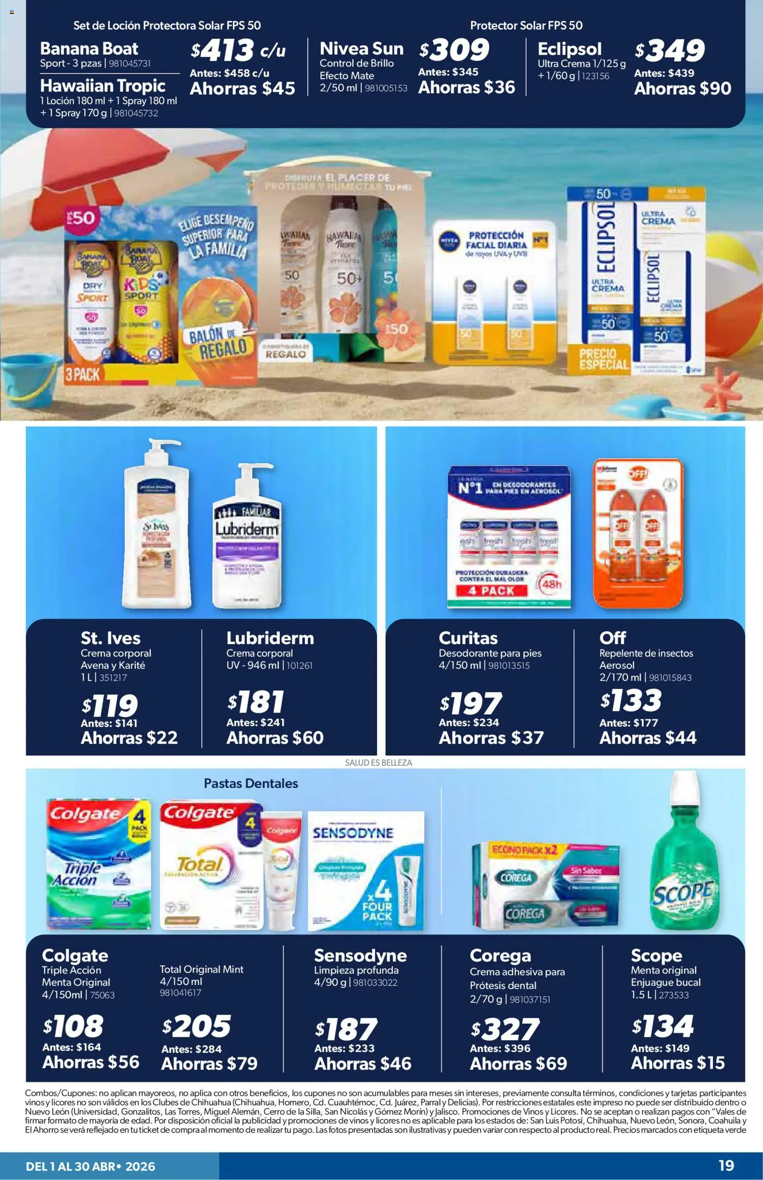 Nuevas ofertas de Sam's Club válidas en toda la República Mexicana desde el 01.04.2026. ¡Encuentra las mejores ofertas en Sam's Club catálogo! | Página: 19