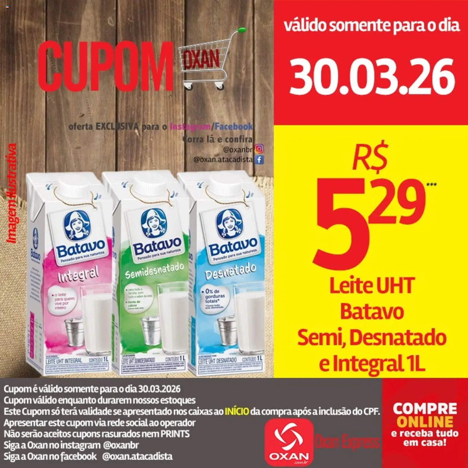 Oxan Atacadista Folheto - válido de 30.03.2026 | Página: 15 | Produtos: Leite