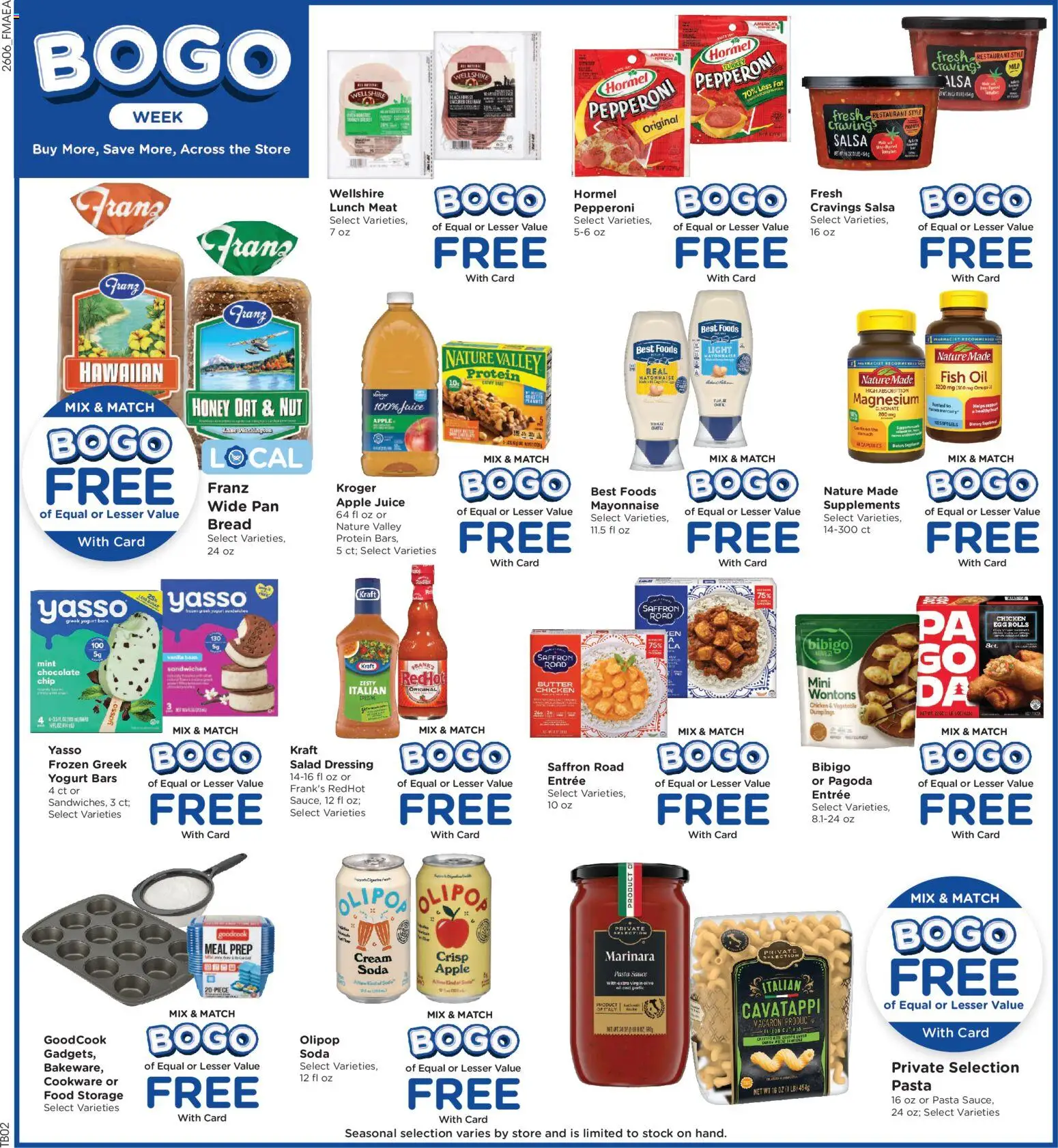 Fred Meyer Weekly Ad - valid from 11.03.2026 | Page: 5 | Products: Fish Oil, Chocolate, Pasta, Sauce