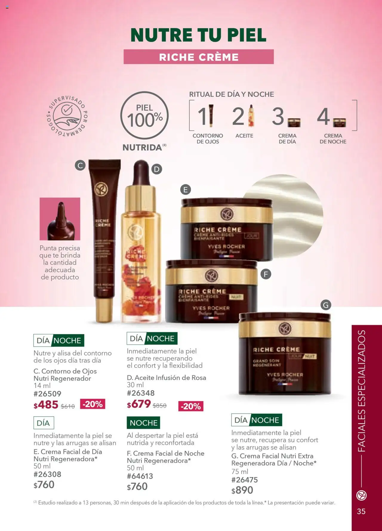 Nuevas ofertas de Yves Rocher válidas en toda la República Mexicana desde el 05.08.2025. ¡Encuentra las mejores ofertas en Yves Rocher - Campaña 11 2025! | Página: 35 | Productos: Contorno de ojos, Contorno, Aceite, Té