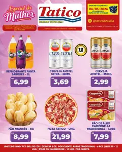 Tatico ofertas do Dia - Pré-Visualização do folheto da loja Tatico, válido de 06.03.2026 | Página: 9 | Produtos: Pao de alho, Leite, Arroz, Hambúrguer