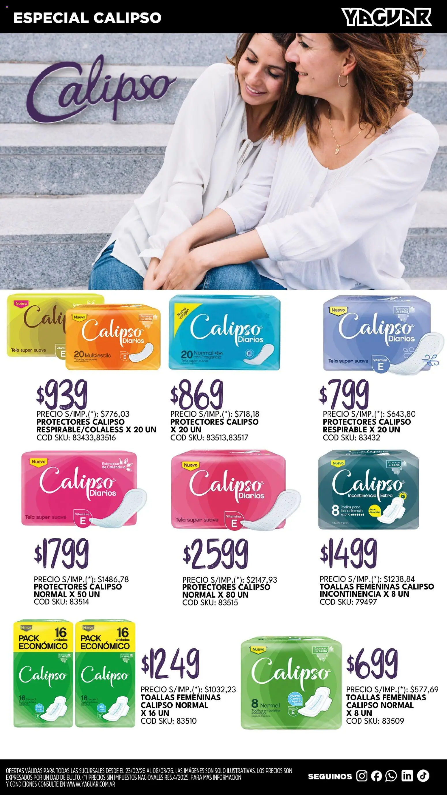 Yaguar - Aliados de tu bolsillo Buenos Aires │ válido desde el 23.02.2026 | Página: 4 | Productos: Toallas, Fragancia, Individual, Té