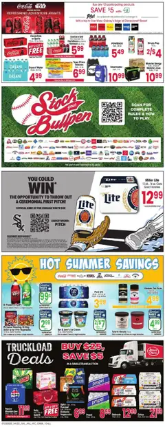 Jewel Osco Weekly Ad - valid from 23.07.2025 | Page: 8 | Products: Beer, Cream, Water, Vegetables