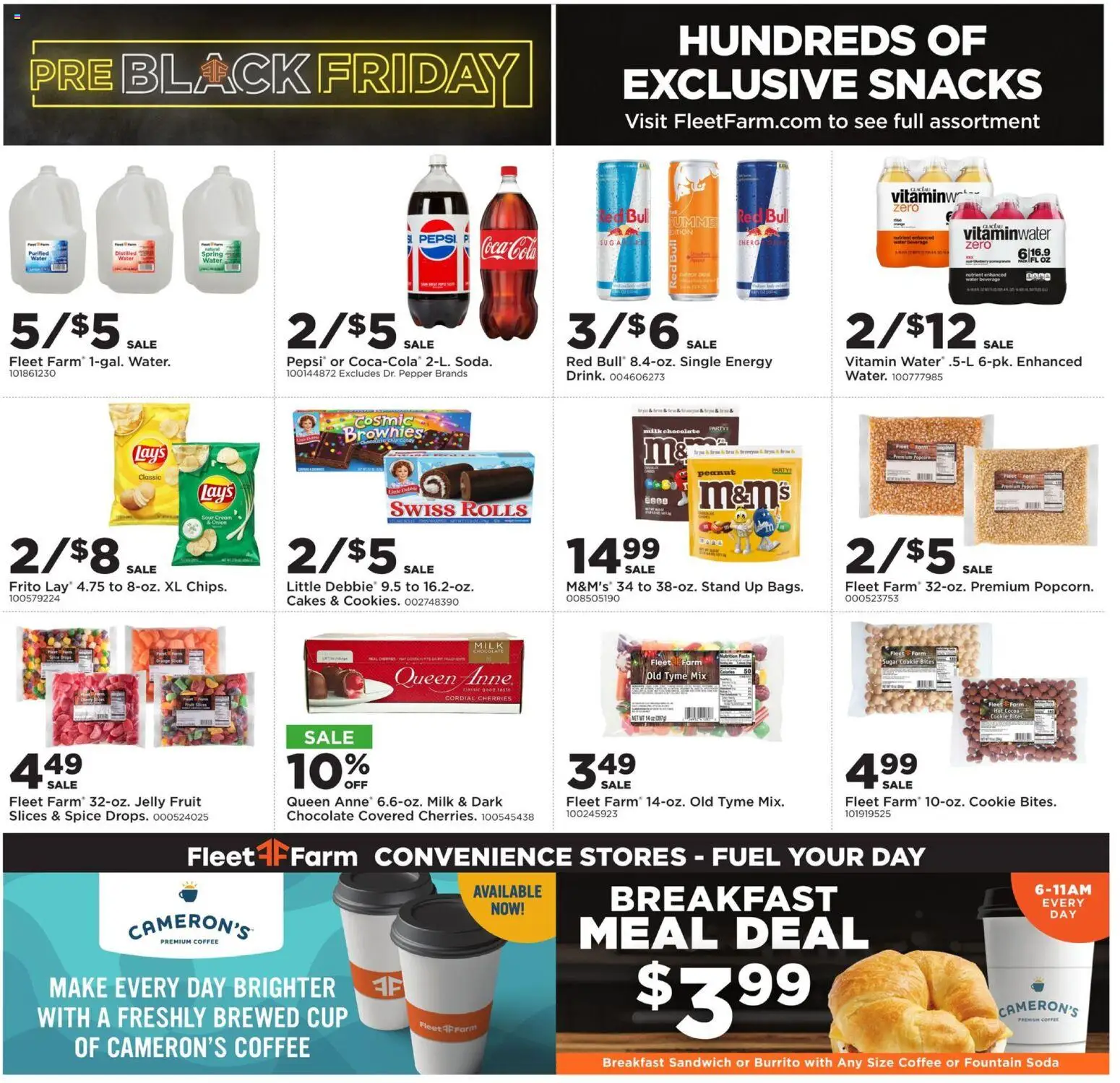 Mills Fleet Farm Black Friday - valid from 06.11.2025 | Page: 16 | Products: Chocolate, Sour cream, Cream, Water