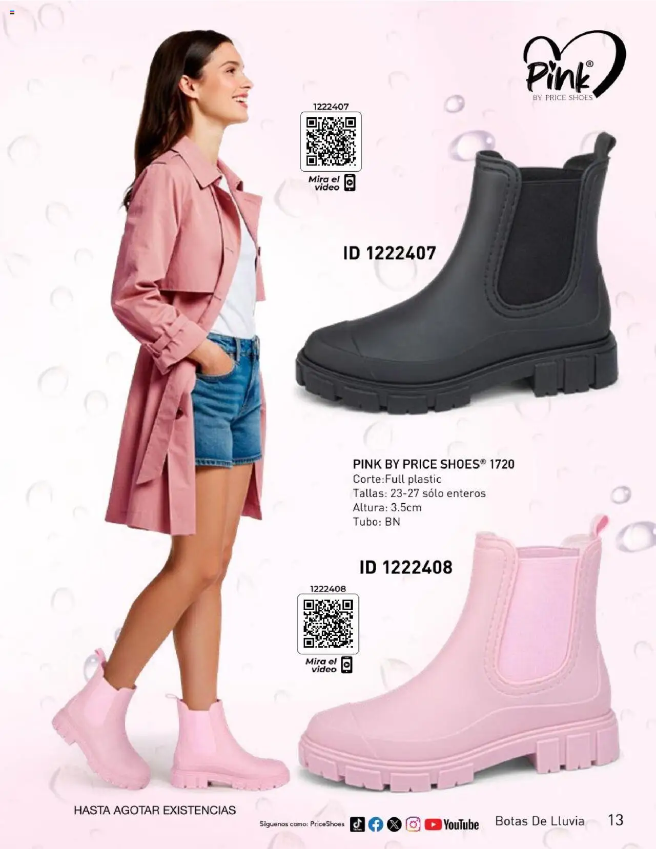 Nuevas ofertas de Price Shoes válidas en toda la República Mexicana desde el 22.05.2025. ¡Encuentra las mejores ofertas en Price Shoes -  Catálogo Botas De Lluvia 2025 ! | Página: 13 | Productos: Botas, Video