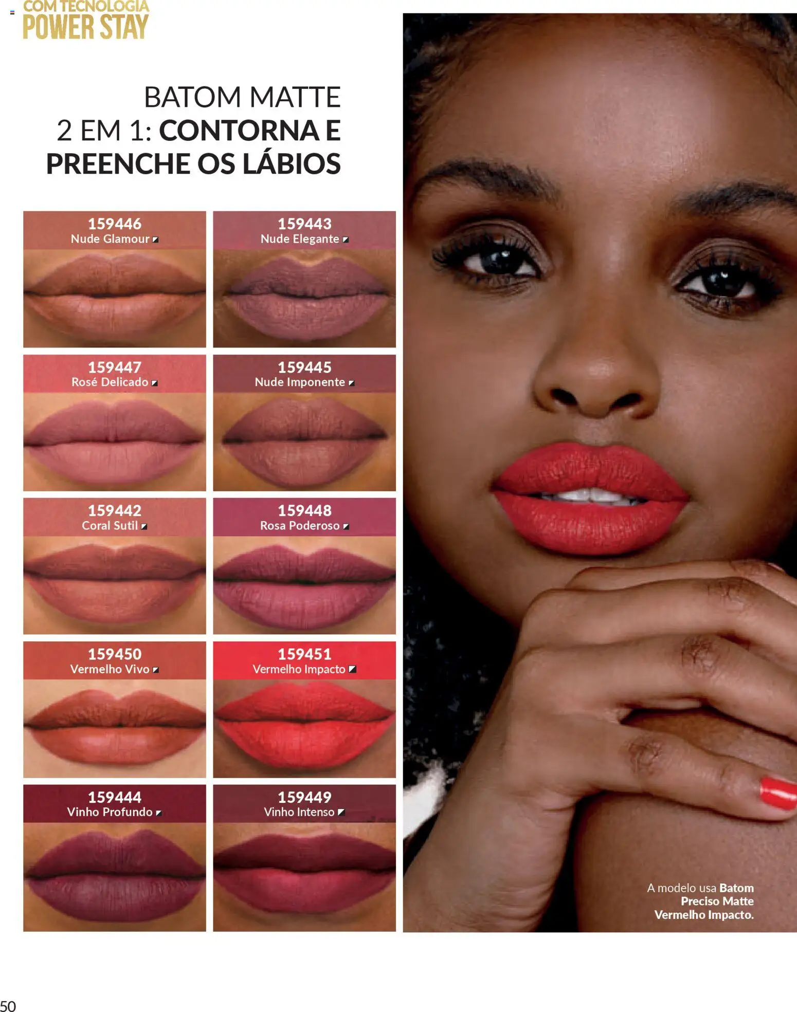 Avon Folheto - válido de 18.02.2026 | Página: 50 | Produtos: Batom, Vinho