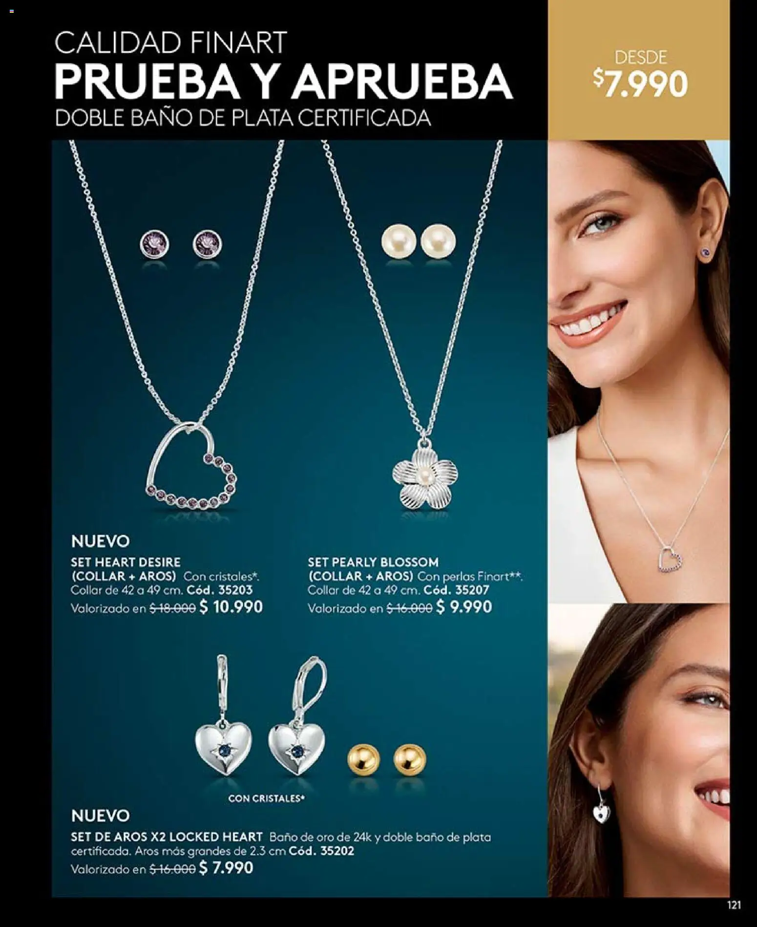 Catálogo Ésika Campaña x │ válido desde el 30.04.2026 | Página: 121 | Productos: Baño, Collar, Aros