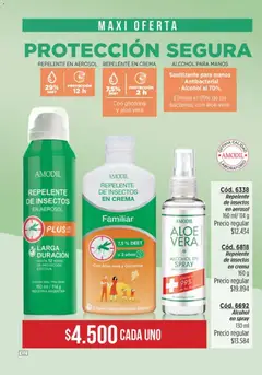 Vista previa Catálogo Amodil Campaña 6 válido desde el 04.03.2026 | Página: 102 | Productos: Repelente, Sanitizante, Crema