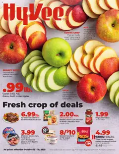Preview of HyVee weekly ads valid from 13.10.2025