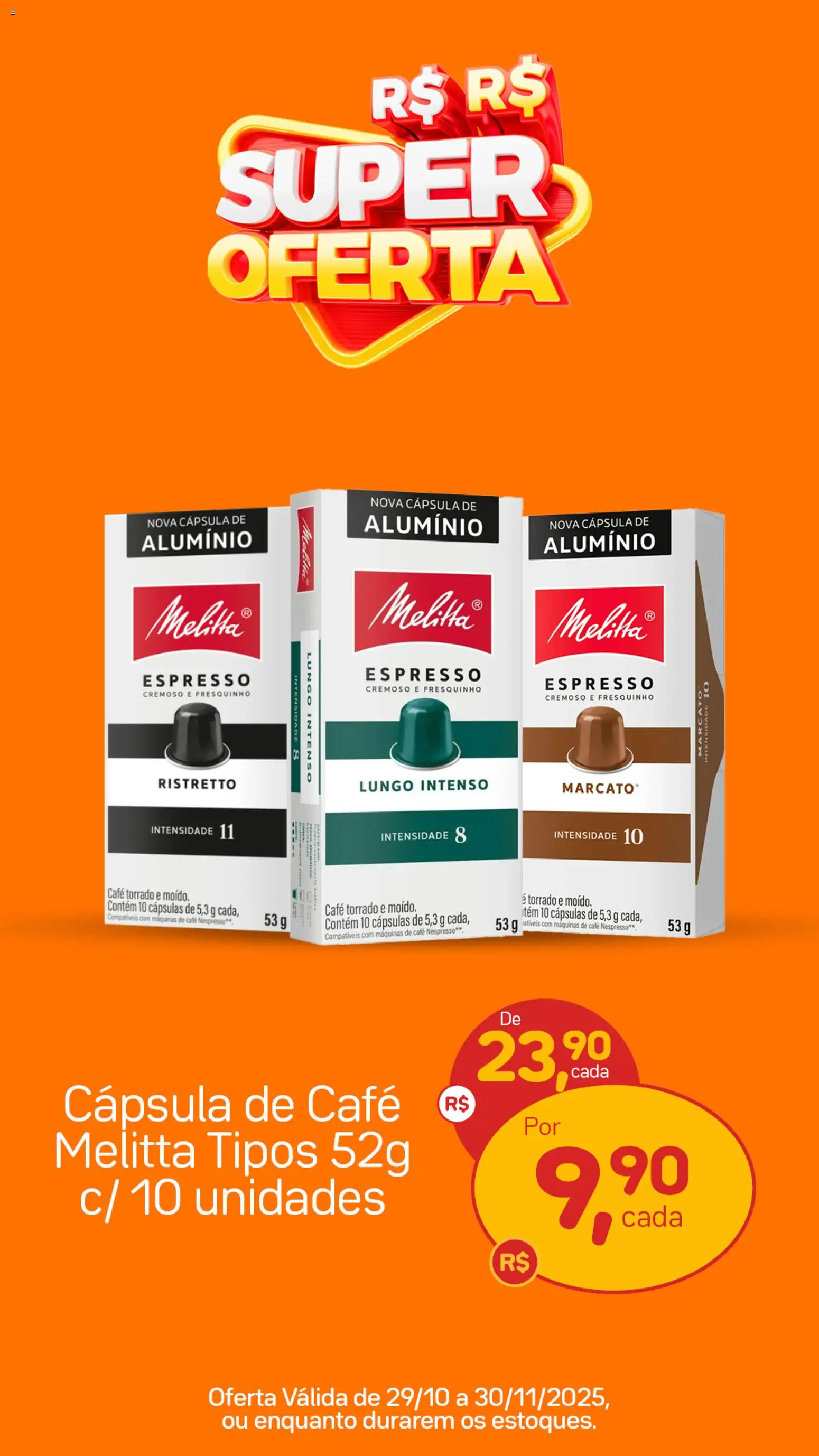 Ricoy Folheto - válido de 29.10.2025 | Página: 1 | Produtos: Cápsula de café, Café