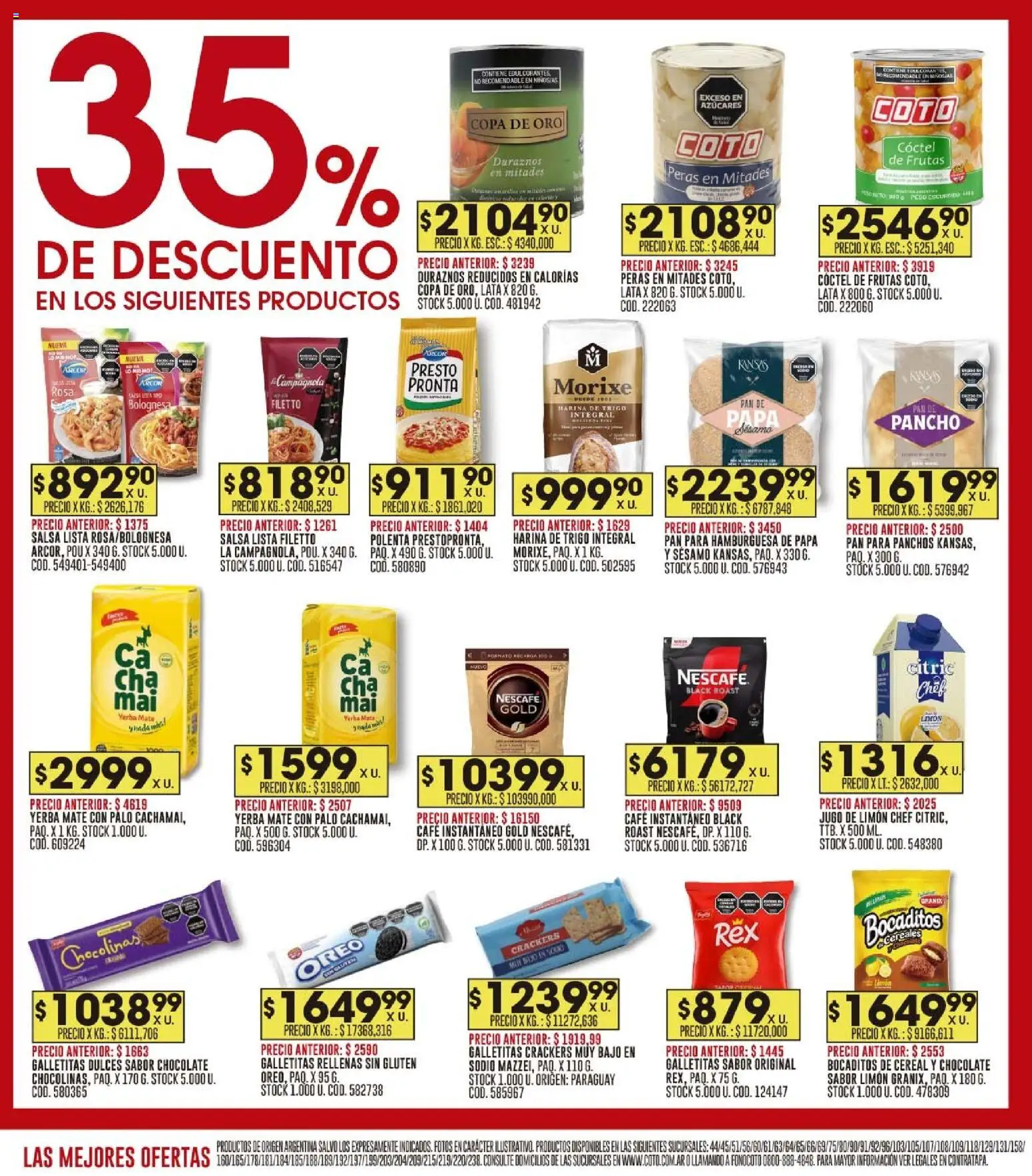 Coto - Ofertas │ válido desde el 17.11.2025 | Página: 12 | Productos: Peso, Papa, Yerba, Pan