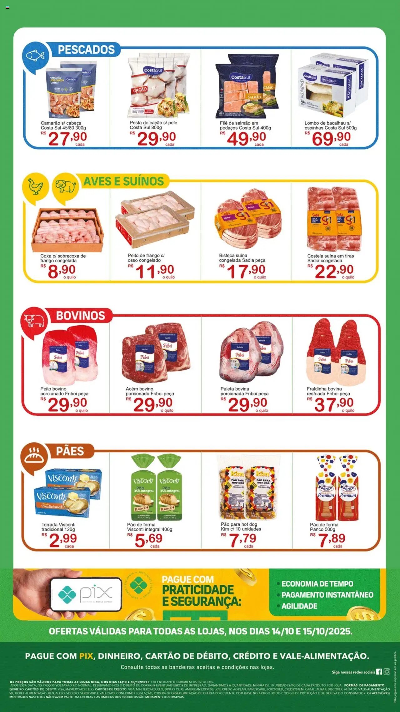 GIGA Atacado Folheto - válido de 14.10.2025 | Página: 2 | Produtos: Banco, Fraldinha, Base, Frango