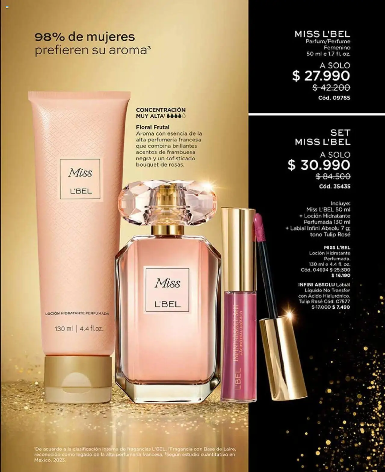 Catálogo L'Bel Campaña 16 │ válido desde el 24.09.2025 | Página: 13 | Productos: Loción, Base, Labial