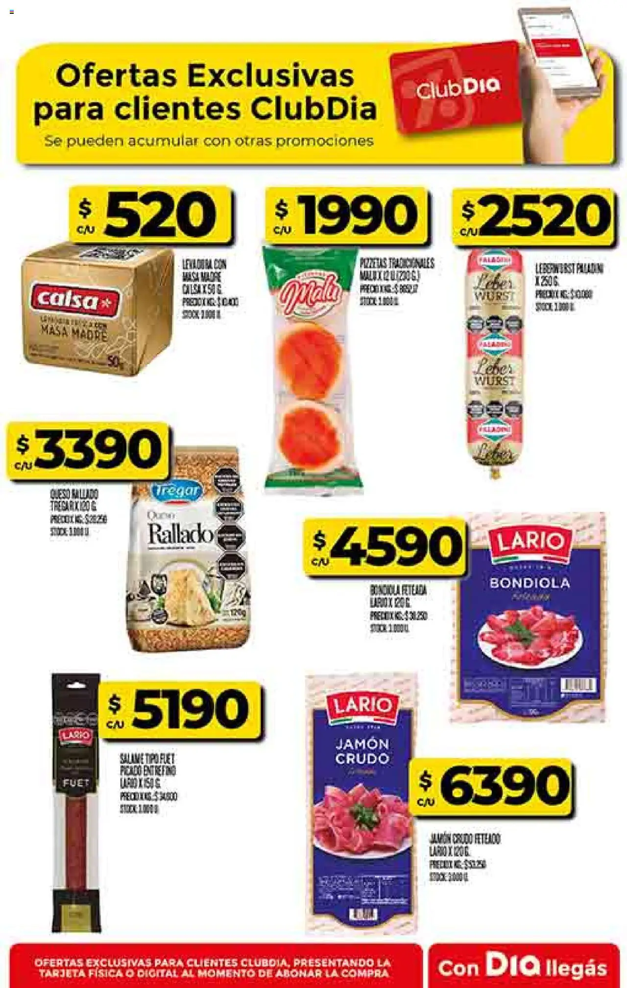 Supermercado DIA Ofertas - Salta y Jujuy │ válido desde el 08.10.2025 | Página: 43 | Productos: Jamón crudo, Queso, Jamón, Salame