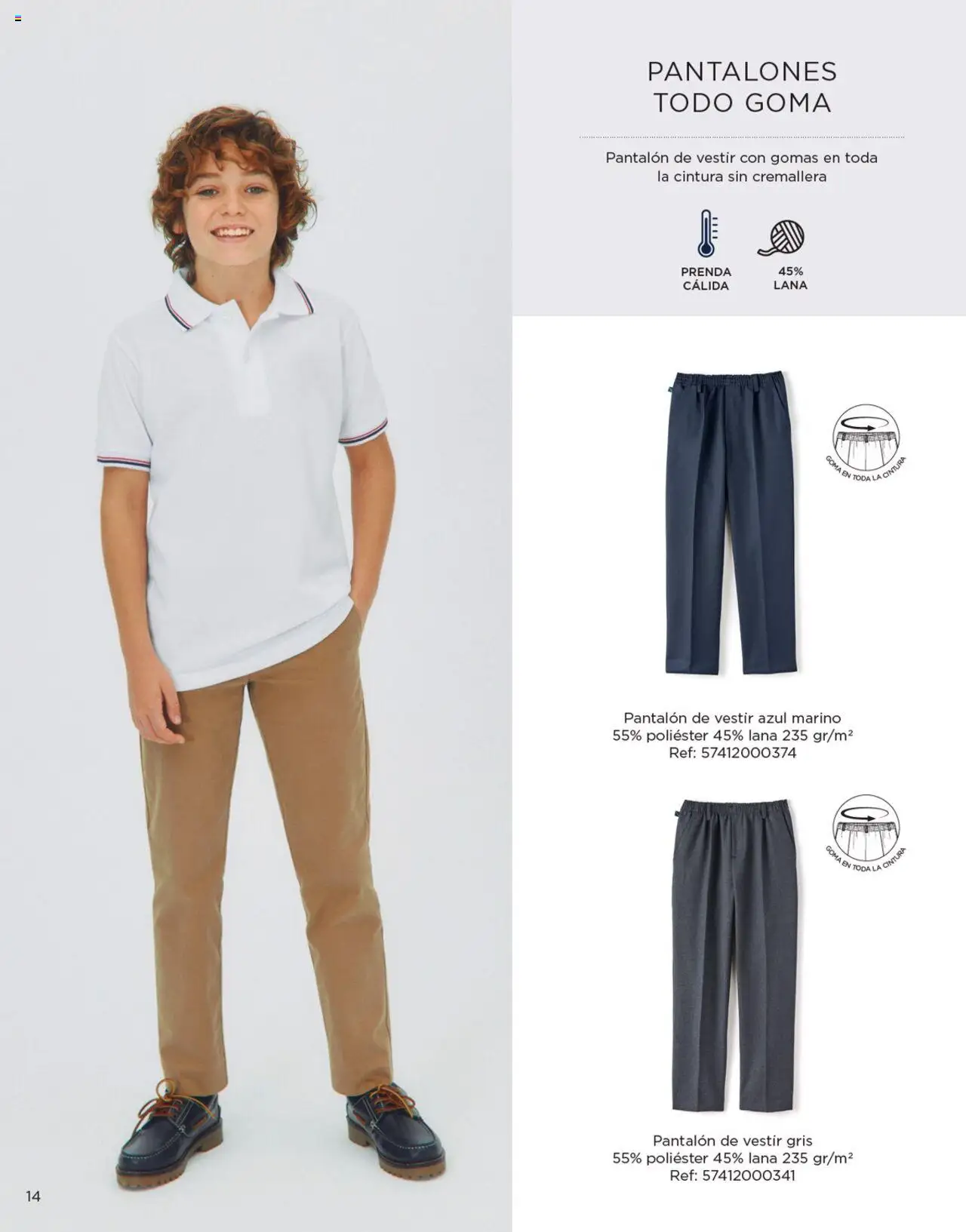 Nuevas ofertas de El Corte Inglés válidas en toda la República Mexicana desde el 04.04.2025. ¡Encuentra las mejores ofertas en El Corte Inglés catálogo Colección Uniformes 2024! | Página: 14 | Productos: Pantalones