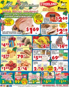Preview of Foodland weekly ads valid from 17.12.2025