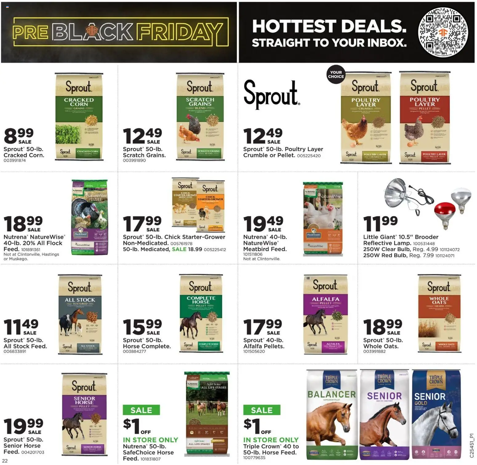 Mills Fleet Farm Black Friday - valid from 06.11.2025 | Page: 28 | Products: Corn, Starter, Poultry