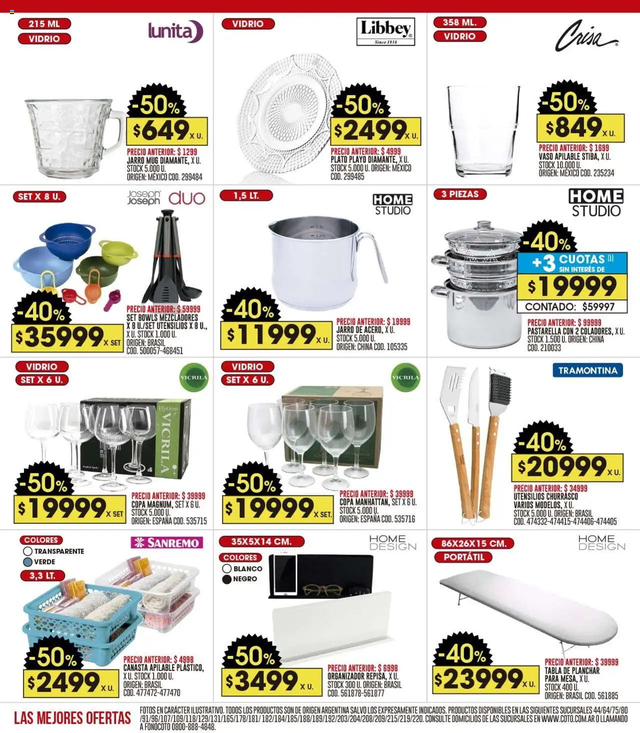 Coto ofertas │ válido desde el 16.06.2025 | Página: 22 | Productos: Organizador, Planchar, Tabla de planchar, Canasta
