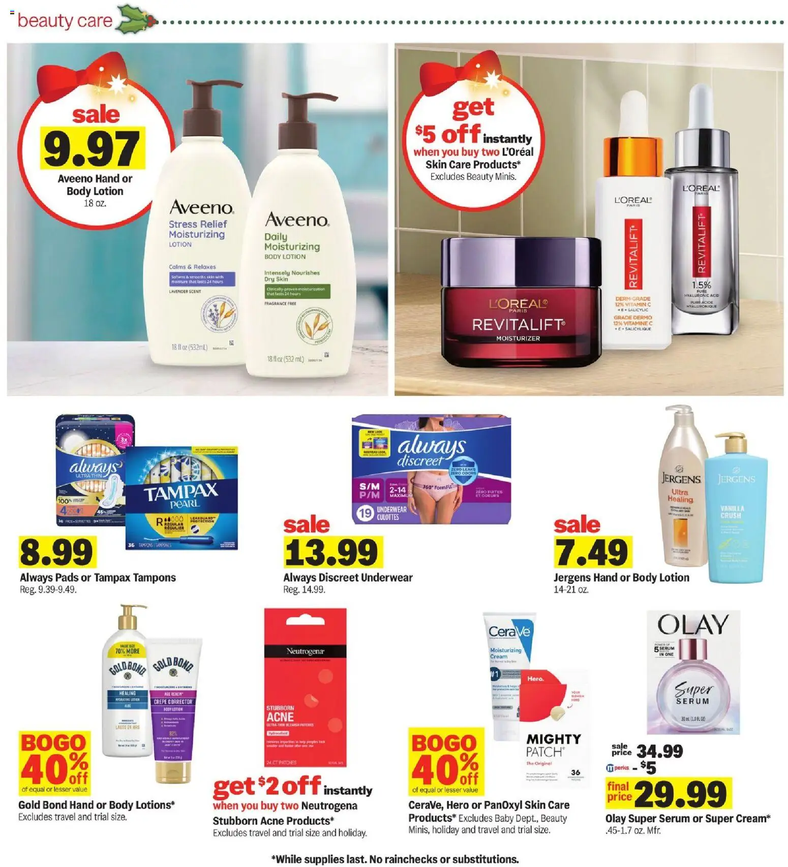 Meijer Weekly Ad - MI - valid from 03.12.2025 | Page: 31 | Products: Fragrance, Pads, Tampons, Underwear